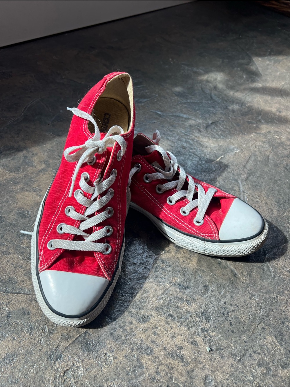 Red Converse Chuck Taylor’s